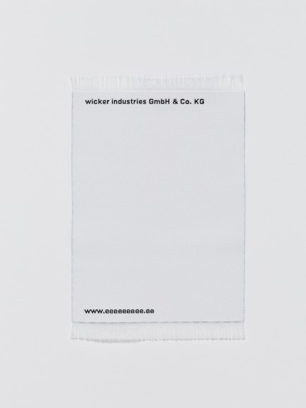 Jean-Michel Wicker, Belle étiquette, edition of the CEC, 2016. © Sandra Pointet