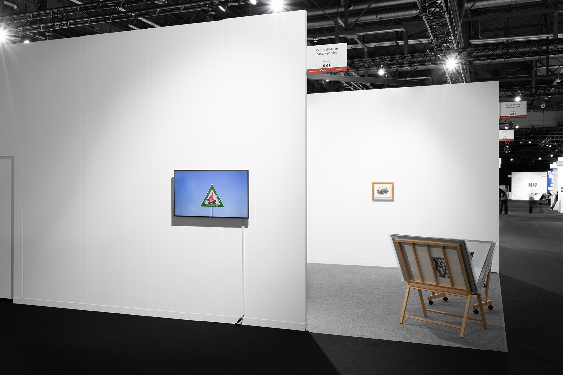 Vue d’installation, Art Genève 2026. Photo : Remy Ugarte Vallejos