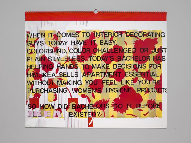 Monica Bonvicini, ETERNMALE, ed. 2002. © Sandra Pointet