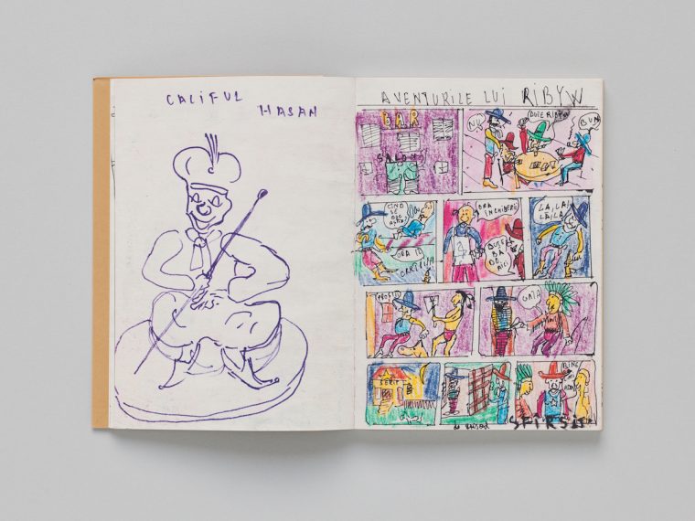 Victor Man, Childhood Drawings for Rózsa, artist's book, ed. CEC, 2018. © Sandra Pointet